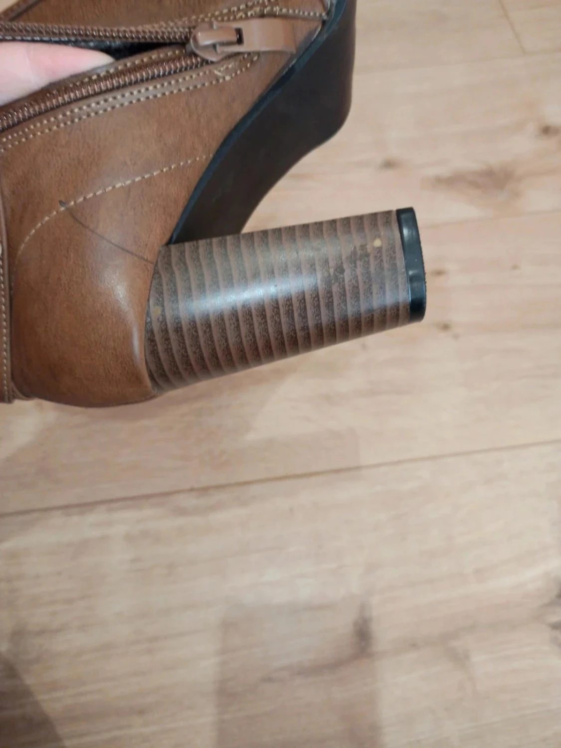 Paire bottines marron – photo 8